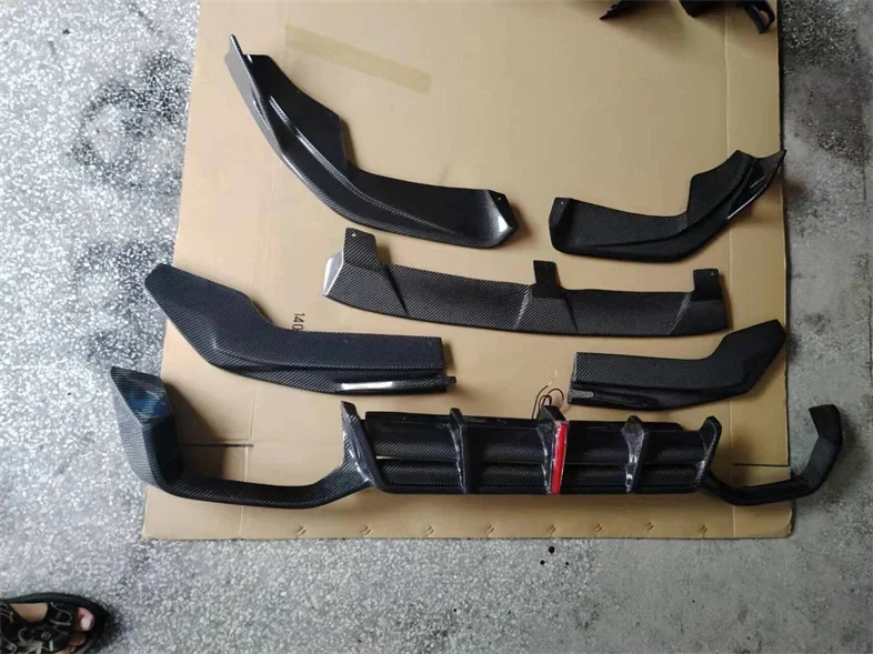 

Настоящее углеродное волокно, передний губ, багажник, спойлер, задний бампер, комплект для подноса кузова для BMW G01 X3 G02 X4 F97 X3M F98 X4M 2022 2023 2024