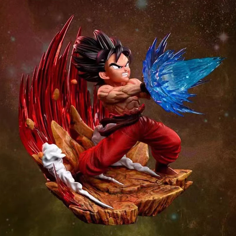 Anime Goku Dragon Ball Z Figure Son Goku Action Figure Kamehameha Figurine 12cm PVC Collection Model Doll Toys for Children Gift