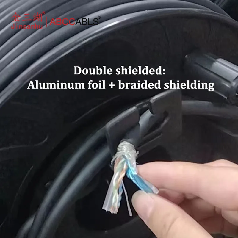 High Quality CAT 6 RJ45 Stage Snake Cable 2/4/6/8 Input Output Multi Channels Reel Audio Video Cable Available Customized Length