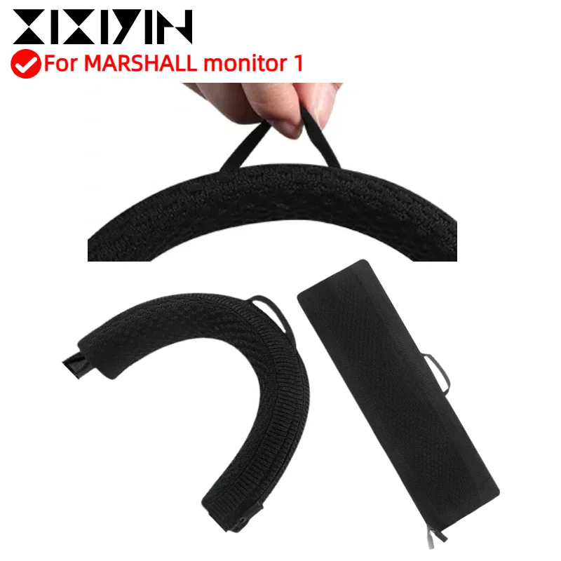 

XIXIYIN Zipper head beam knitted fabric protective cover can be washed with water For MARSHALL monitor 1 Headphone