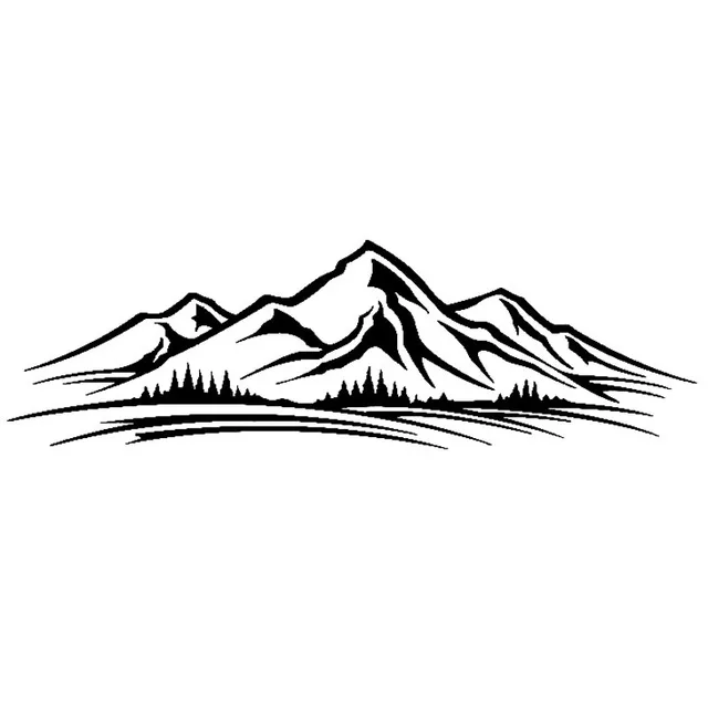 

19.9cm*6cm In Mountain Full Of Bumps And Hollowsweeds Vinyl Car Sticker Colourful Window Decal