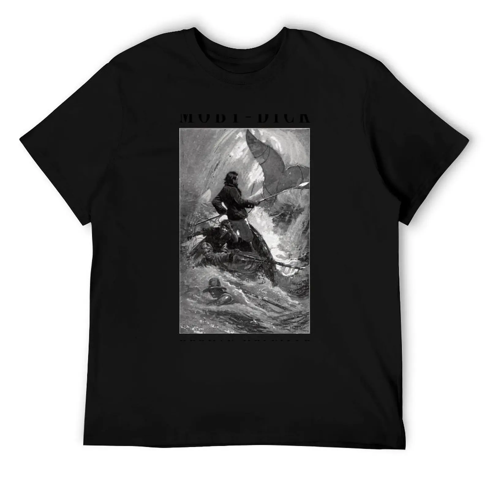 

Moby Dick by Herman Melville T-Shirt t shirts for man cotton man t shirt luxury t shirt men 100% cotton luxury brand T-Shirt