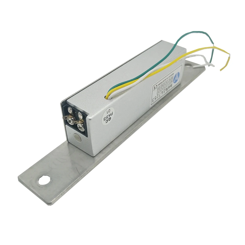 Cerradura de puerta de golpe eléctrico, sistema de Control de acceso sin NC COM, seguro contra fallos, estrecho, YS131-S, YS131