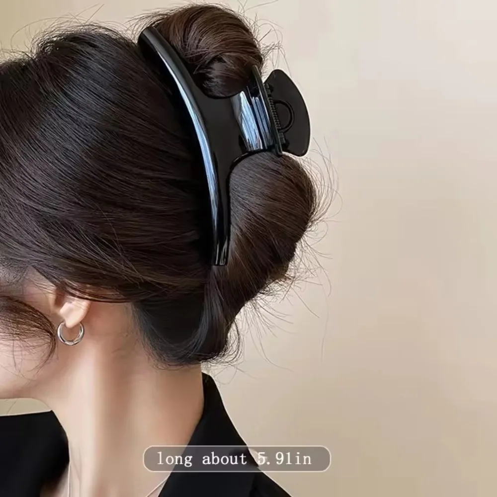 Elegante, solide 5,91 Zoll große Haarklammer für Damen, Haarschmuck für langes, dickes Haar, Haarband, Haarklammer, Haar-Accessoires – Detail 7