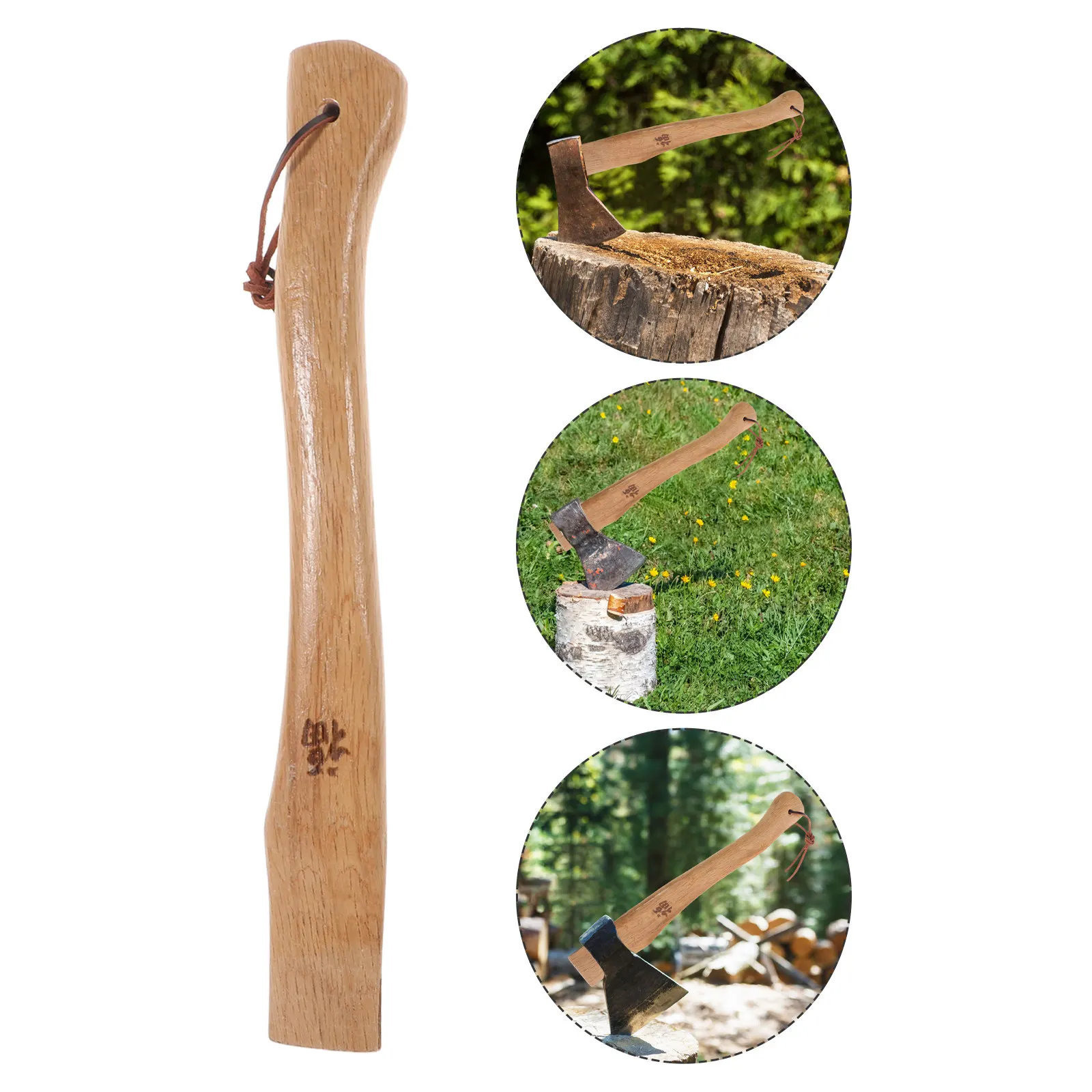 Premium Wood Axe Ha…