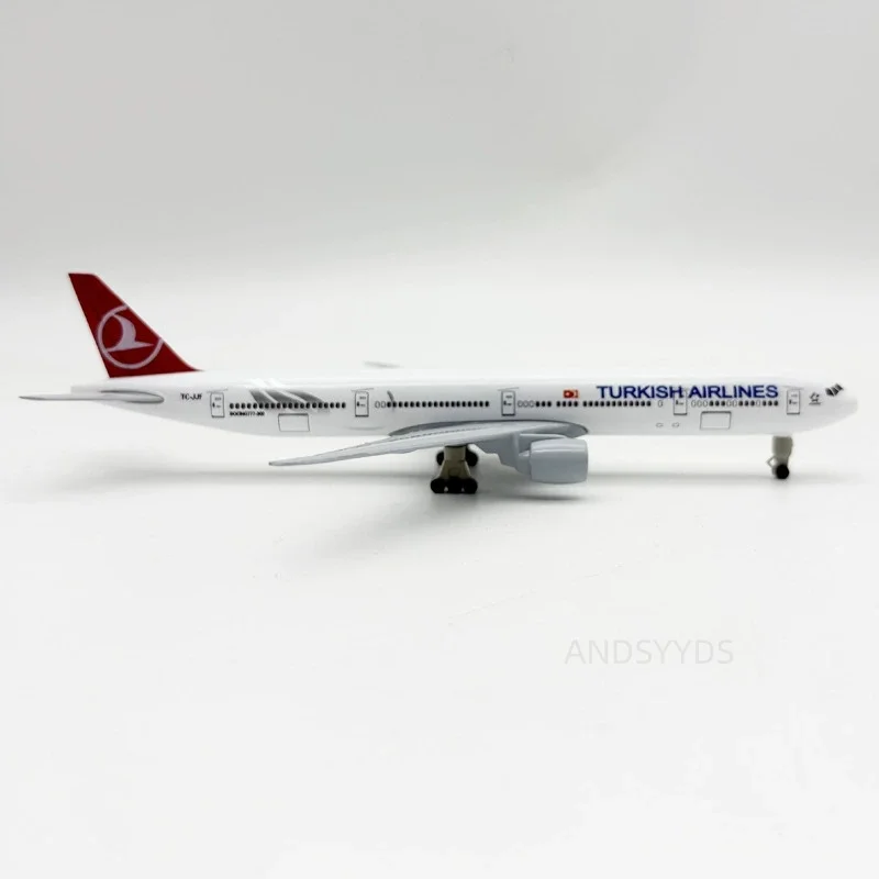 

20 см модель самолетов B777 турецкие воздушные пути литые под давлением металлические игрушечные самолеты масштаб 1/400 реплика самолета детские развивающие модели игрушки