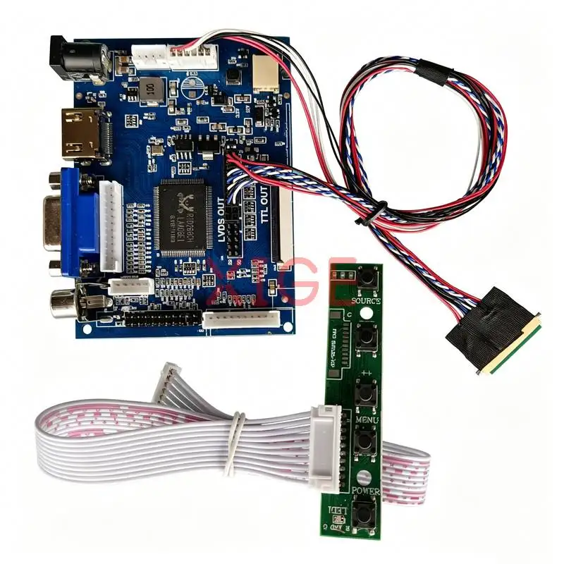 

For B101XTN01 LTN101AT03 CLAA101WA N101BGE Controller Board Kit LVDS-40 Pin AV+HDMI+VGA 1366*768 Laptop Display Matrix 1366x768