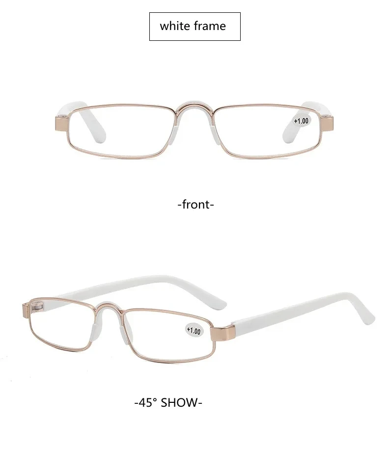 Mode Schmale Lesebrille für Männer Frauen Vintage Klassischen Rahmen Augenschutz Presbyopie Brillen Büro Leser Brillen – Detail 6