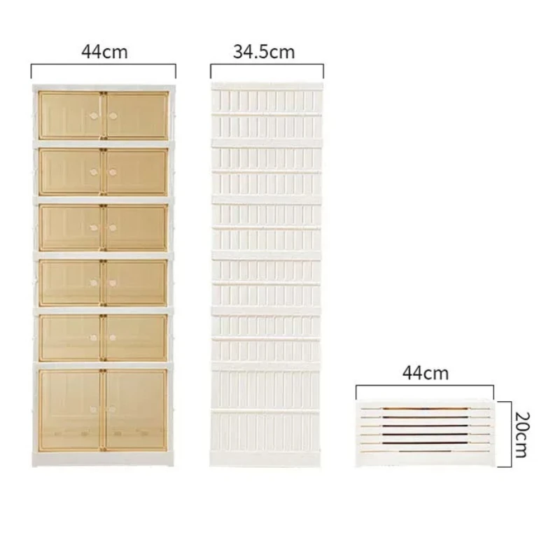 Plastic Small Shoes Cabinets Multiple Purpose Storage Secret Room Shoes Cabinets 6-tier Corner Szafka Na Buty Furniture Home