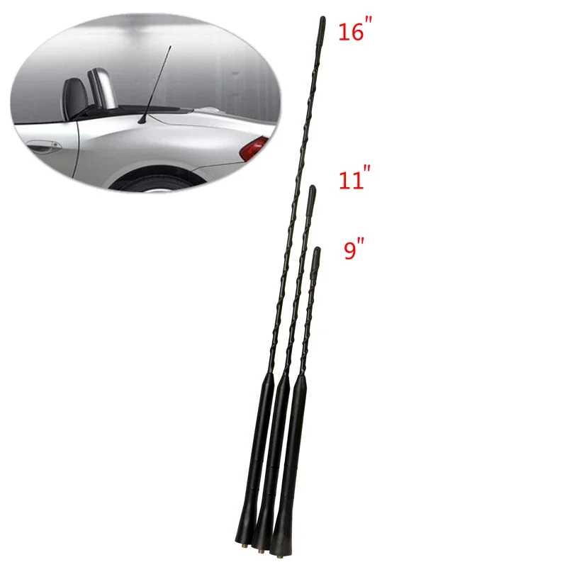 Per mercedes-benz Mazda Nissan Toyota Ford Hyundai universale 9/11/16 pollici auto tetto albero frusta Radio Stereo FM/AM antenna di segnale