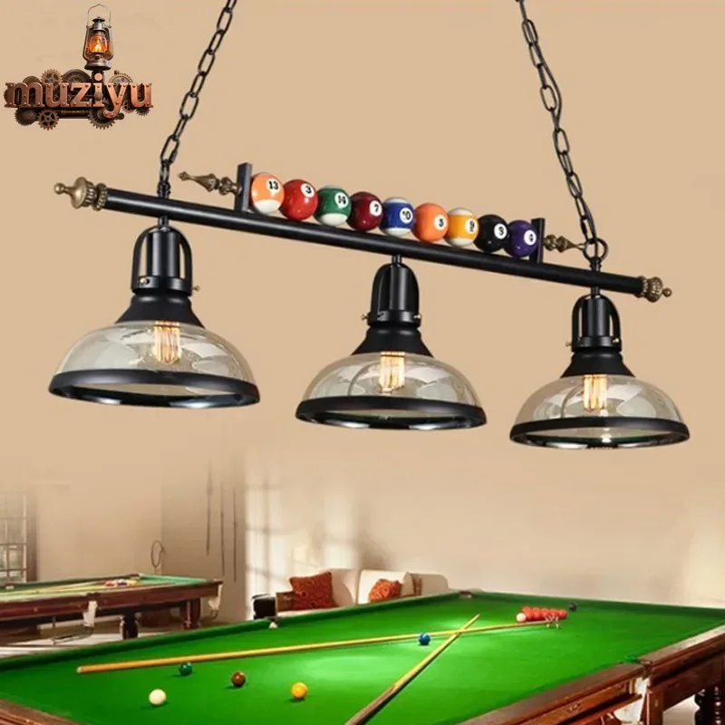 

Muziyu Restaurant Bar Counter Clothing Store Hot Pot Room Decoration Creative Personality Nostalgic Industrial Retro Billiard Pe