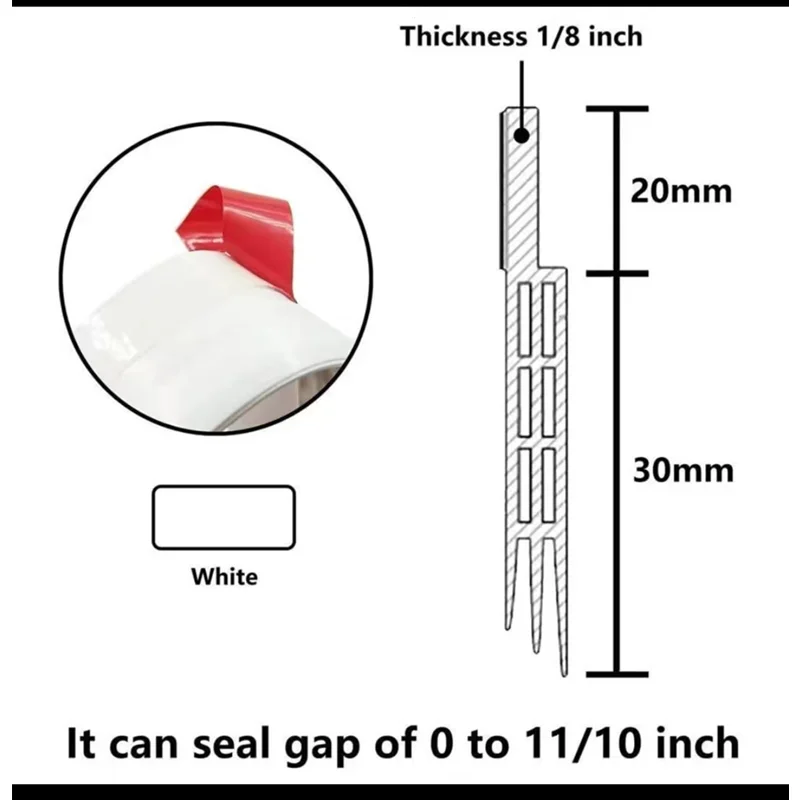1M 1-4 Pieces Door Bottom Sealing Strip Windproof Dust Stopper Guard Rain Weatherstrip Noise Reduction Insulator Sealer Home