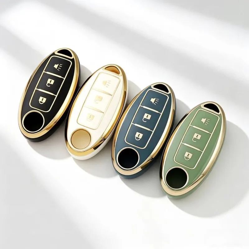 TPU Car Key Case Cover Fob for Nissan Qashqai X-Trail T32 T31 Juke J10 J11 Kicks Tiida Pathfinder Note for Infiniti Keychain