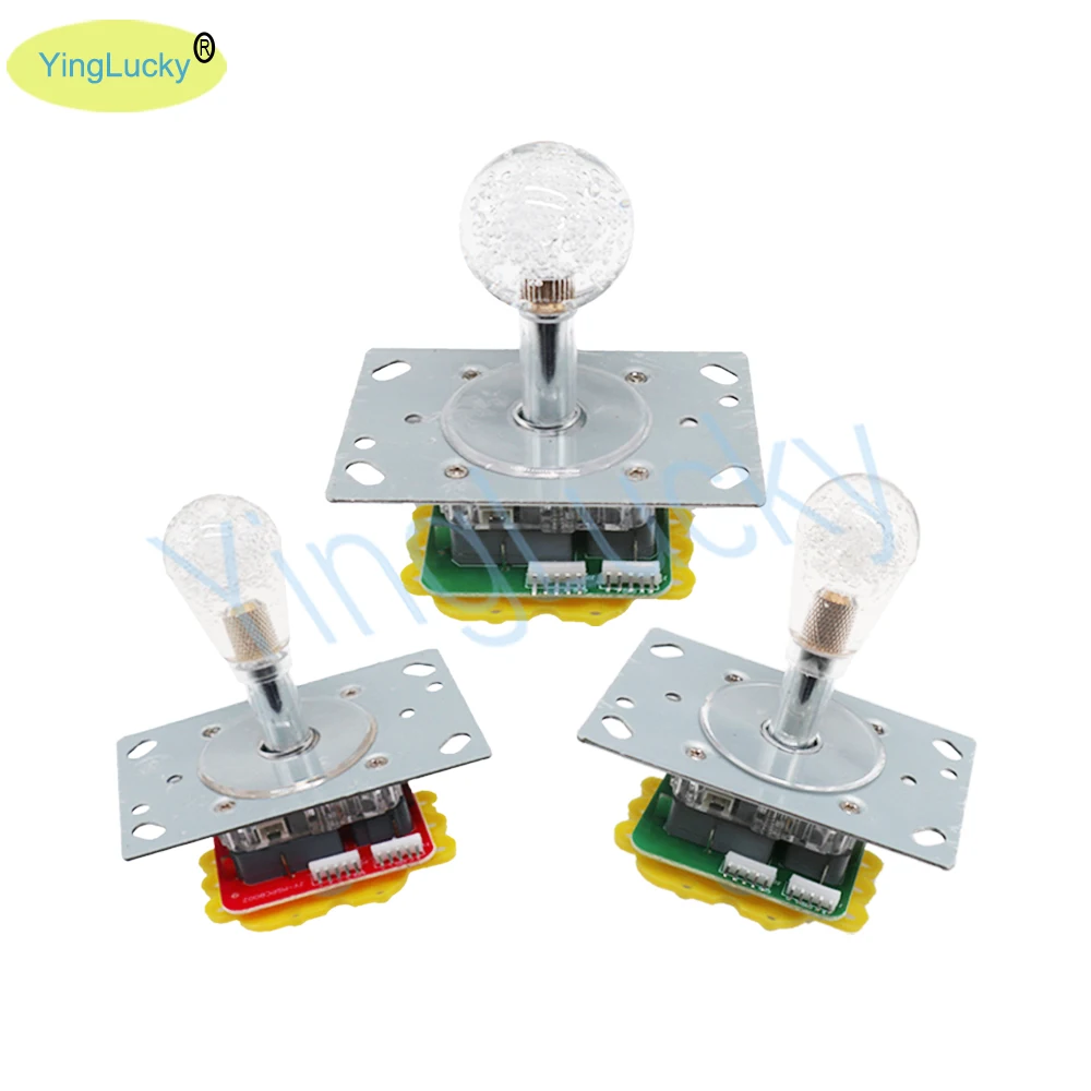 Joystick zręcznościowy LED 12V Kolorowy świecący joystick Do maszyny z dźwigiem pazurowym Maszyna dla lalek Maszyna do koszykówki Mary
