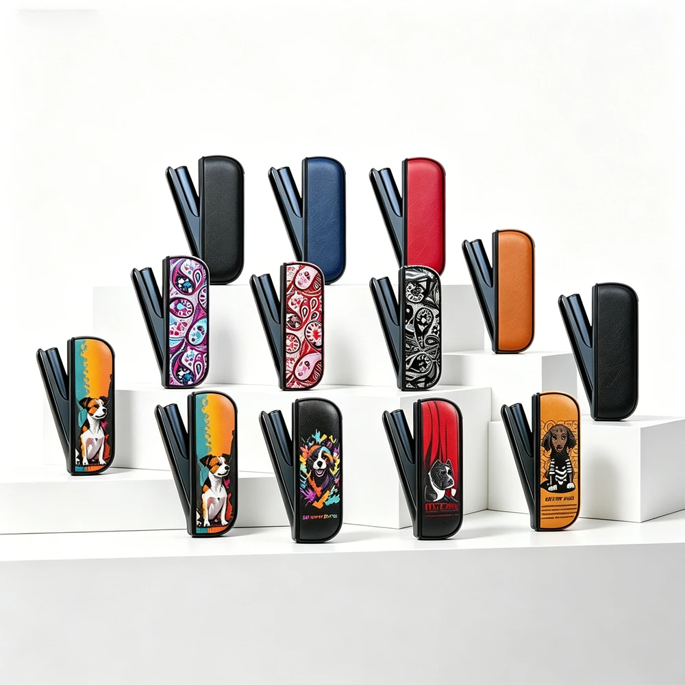 Bling Wood Crocodile Style Case for IQOS ILLUMA Cover Protective Leather Pouch Bag for ICOS ILLUMA I Accessories