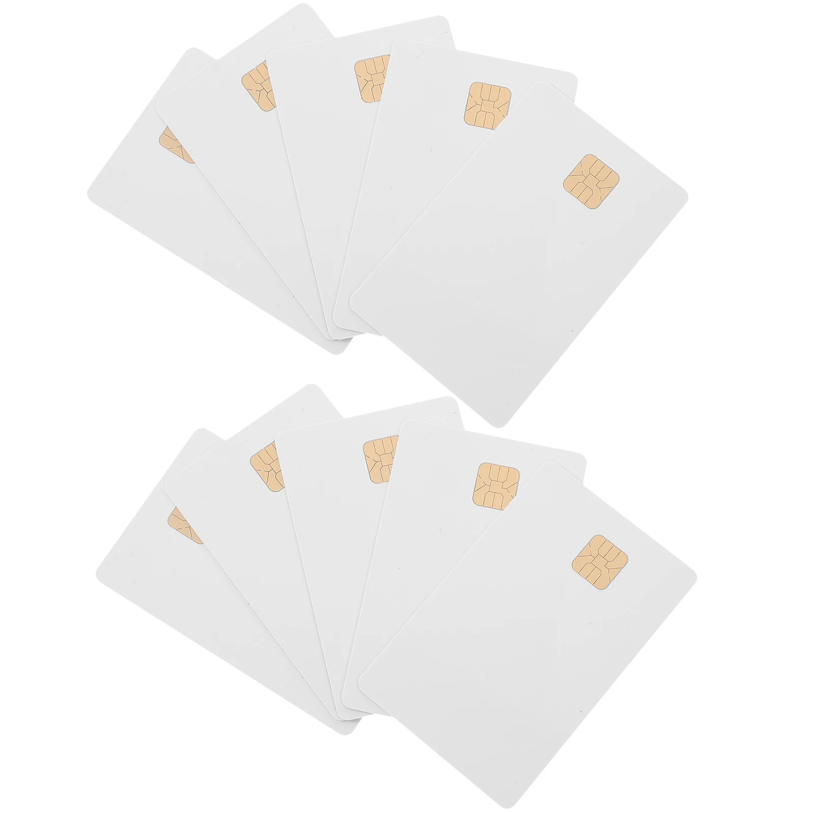 

10pcs IC 2k Memory Access Control PVC Pvc Cards Blanks Parking Lots White Card Lightweight