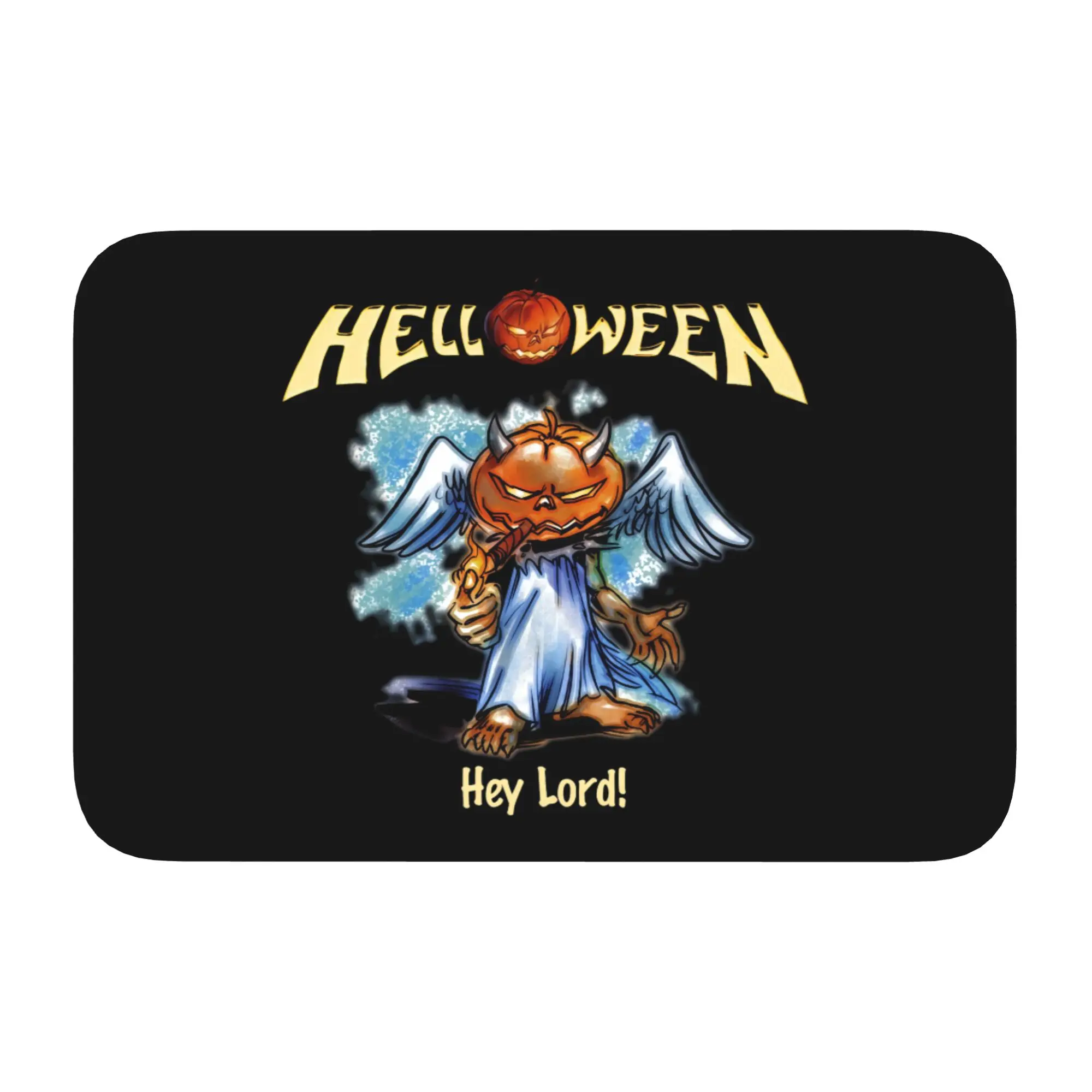 Custom German Power Heavy Metal Band Helloween  Doormat Non-Slip Kitchen Bath Mat Living Room Door Floor Entrance Carpet Rug