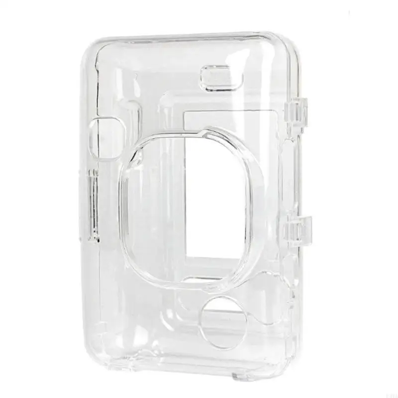 F3MA Protective Clear Case for fujifilm Mini Liplay Camera Crystal Hard Shells Strap