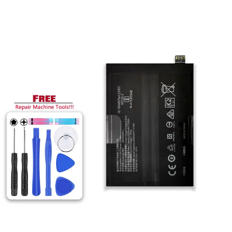 4500mAh Powerful Battery BLP831 For Oppo Find X3 Pro X3Pro CPH2173 PEEM00