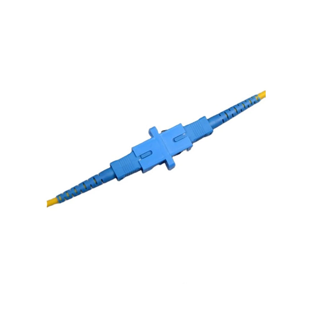 HSGQ SC-SC PC UPC SM Simplex Fiber Optic Connector SC/UPC Fiber Adapter for Fiber Testing