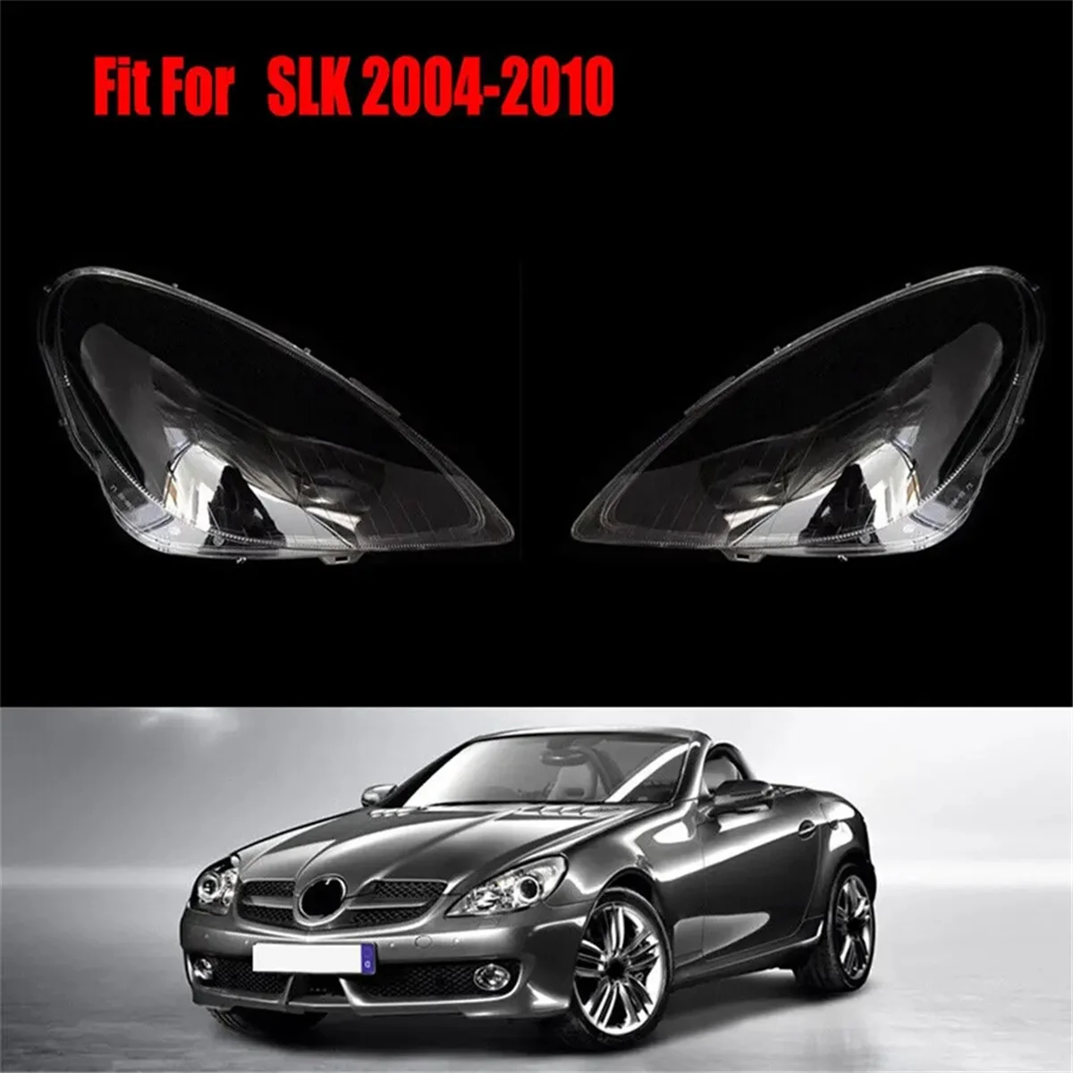 Left Front Head Light Lamp Lampshade Transparent Lampshades for Mercedes-Benz SLK SLK 280 SLK300 SLK350