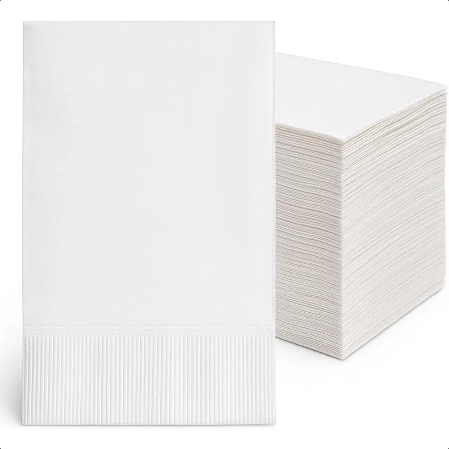 Tovagliolo per la cena bianco300 Tovaglioli per la cena bianchi a 2 strati 0,1 Altezza 17 larghezza 15 Lunghezza Confezione da 300