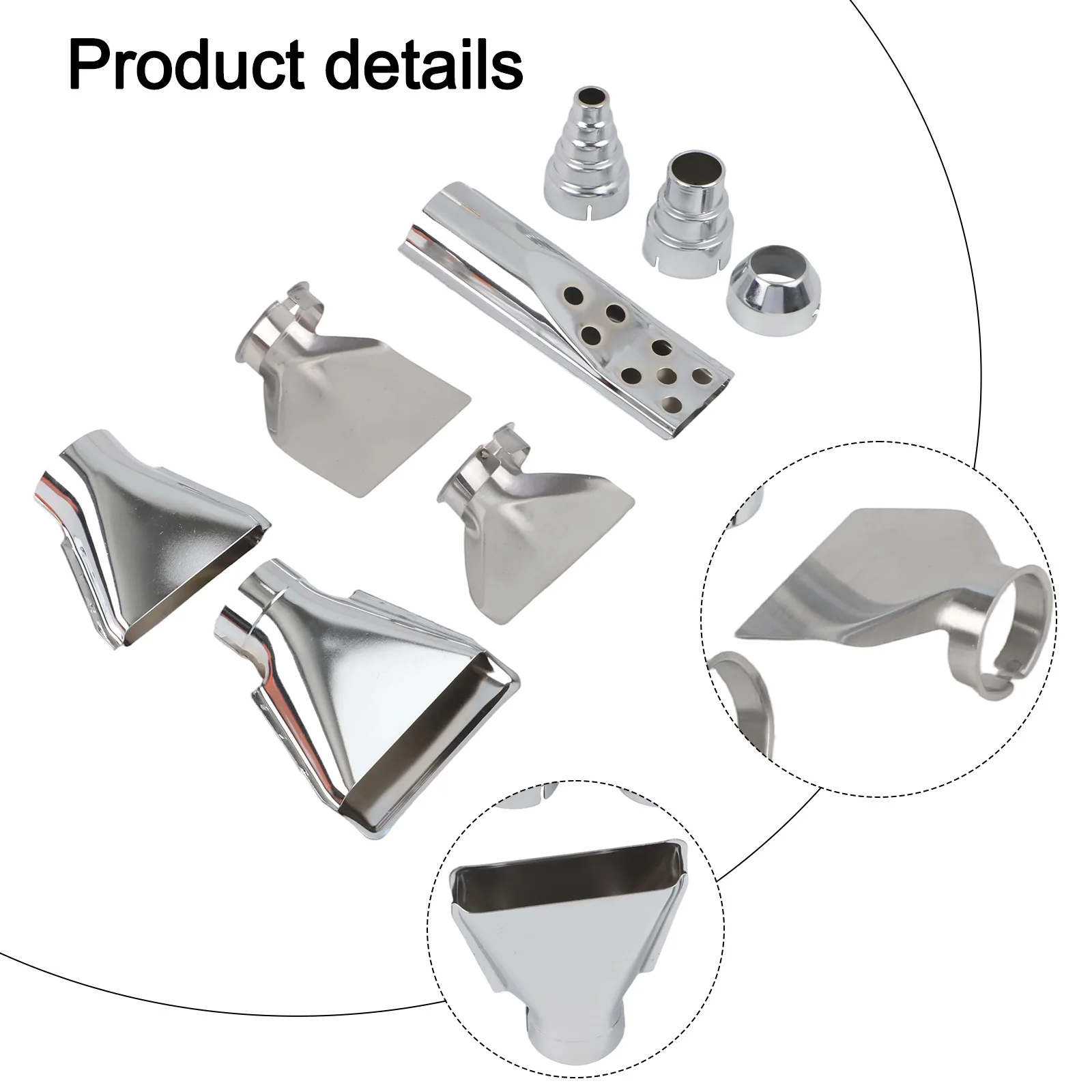 

Crafting Applications As Shown In The Picture Accessory Set 35mm Heat Nozzles Crafting And Embossing Tools High Heat Resistance