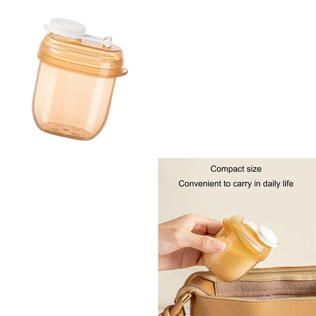  Portable Baby Milk Powder Storage Box for Easy Travel and Outdoor Use Infants