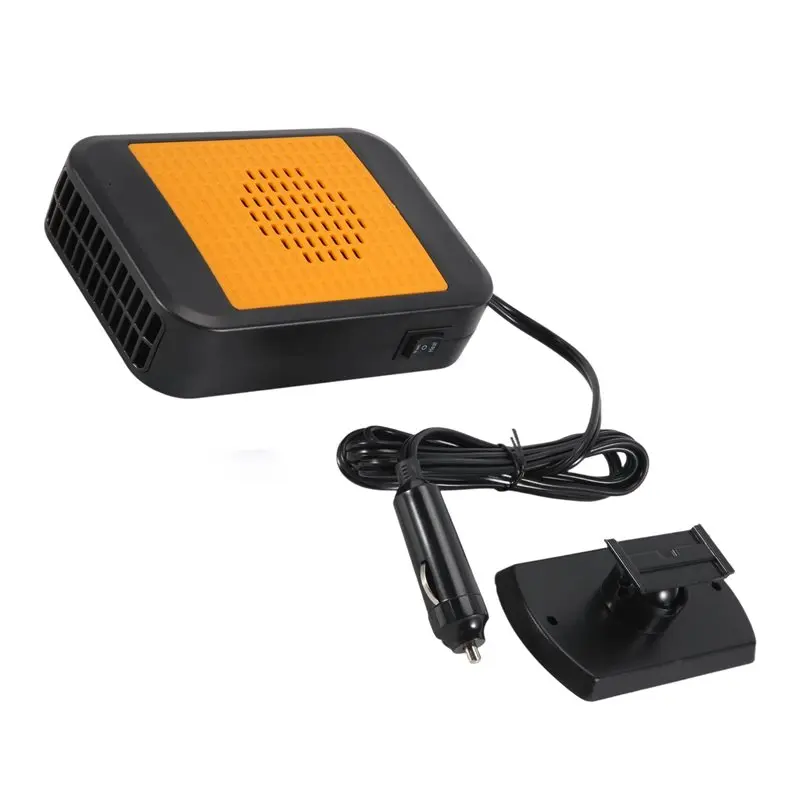 12V 200W Portable Car Heater Windshield Defogger Defroster With 360 Degree Rotary Base-A28K