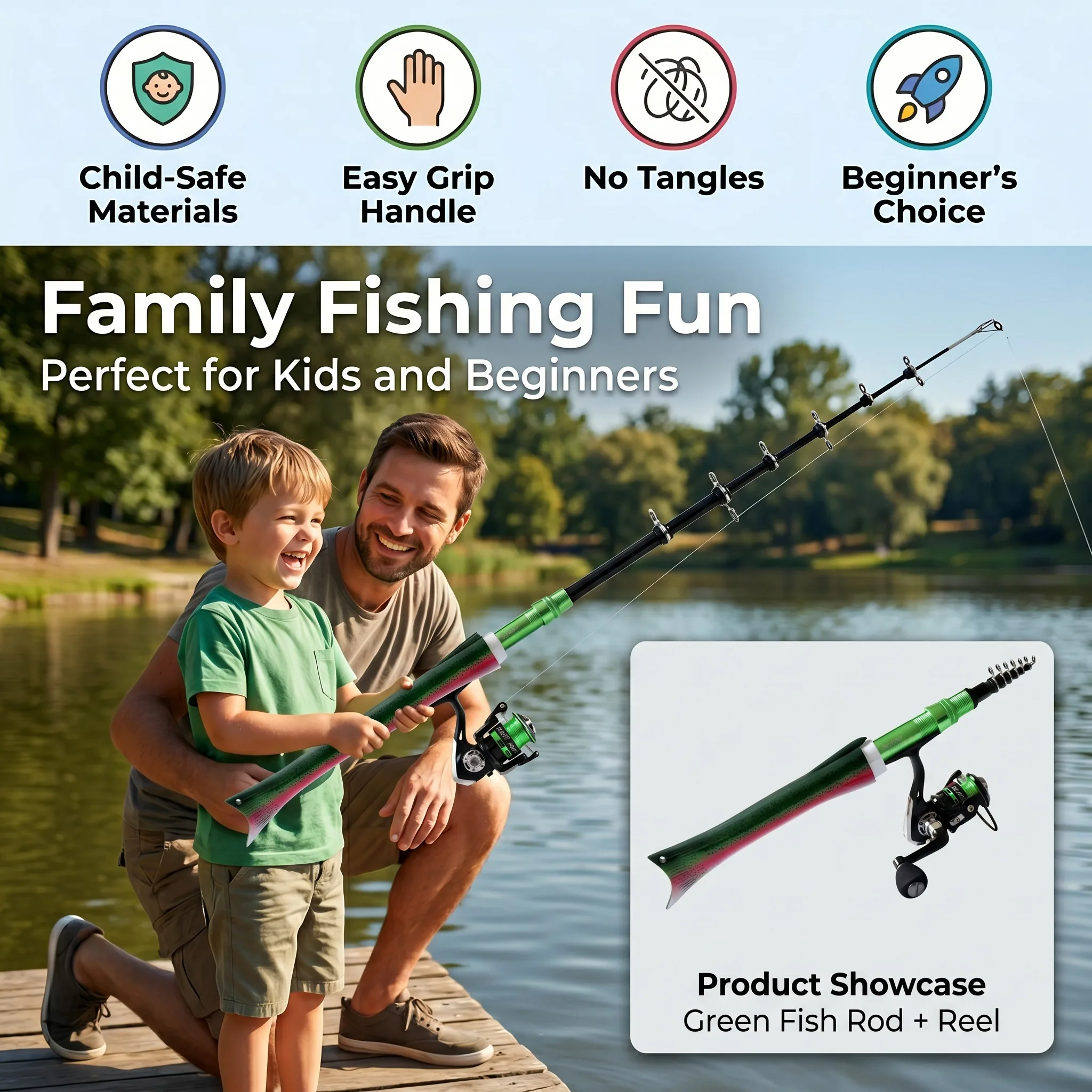 1.6mTelescopic Fish Shaped Mini Pocket Pen Carbon Fishing Rod, Sea Ice Fishing Pole