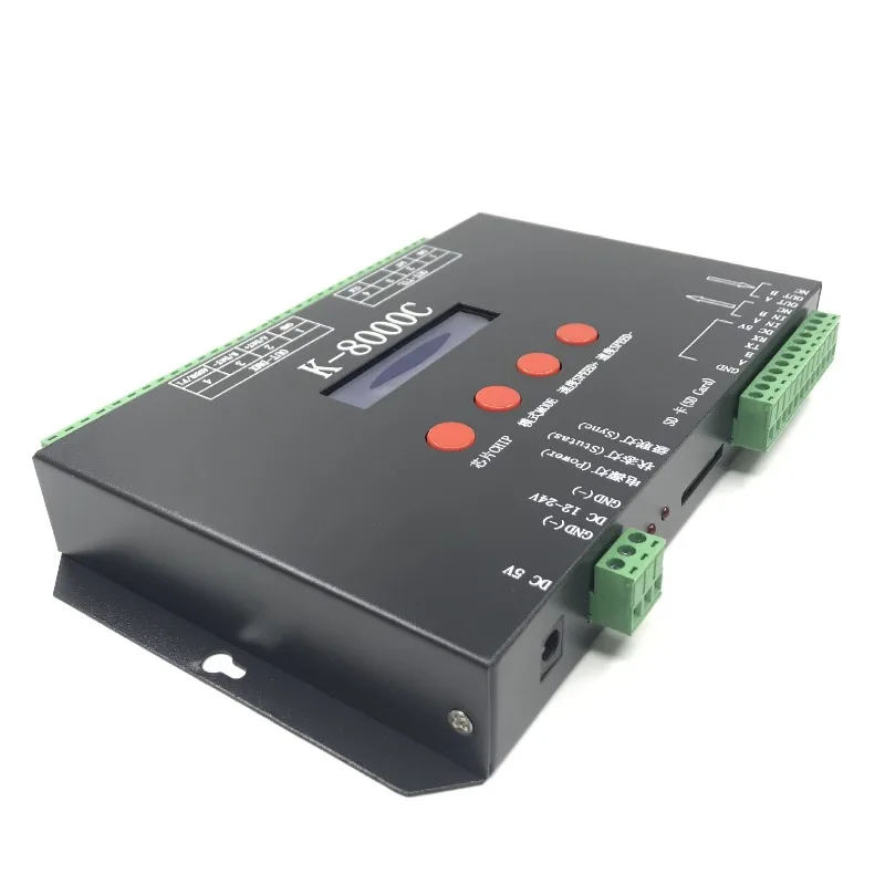 

Full color controller SD card intelligent programmable controller K-8000C outdoor lighting engineering controller