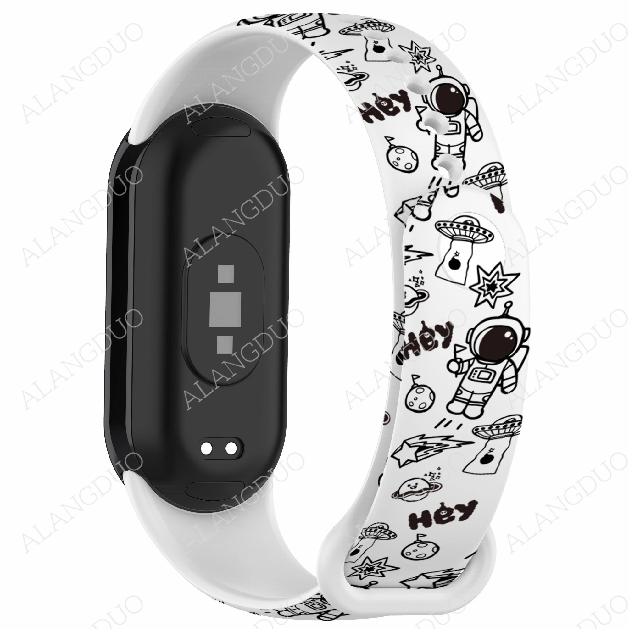 Cartoon Strap for Xiaomi Mi Band 8 9 Replacement Bracelet Watchband Soft TPU Straps