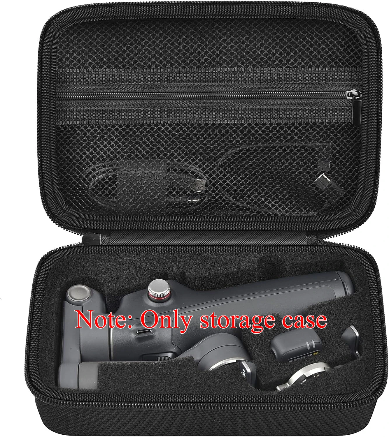 (CASE ONLY)Osmo Mobile 7P Case Compatible with DJI Osmo OM 7 Pro/7 Gimbal Stabilizer, Travel Bag with Mesh Pocket & Sponge Paddi