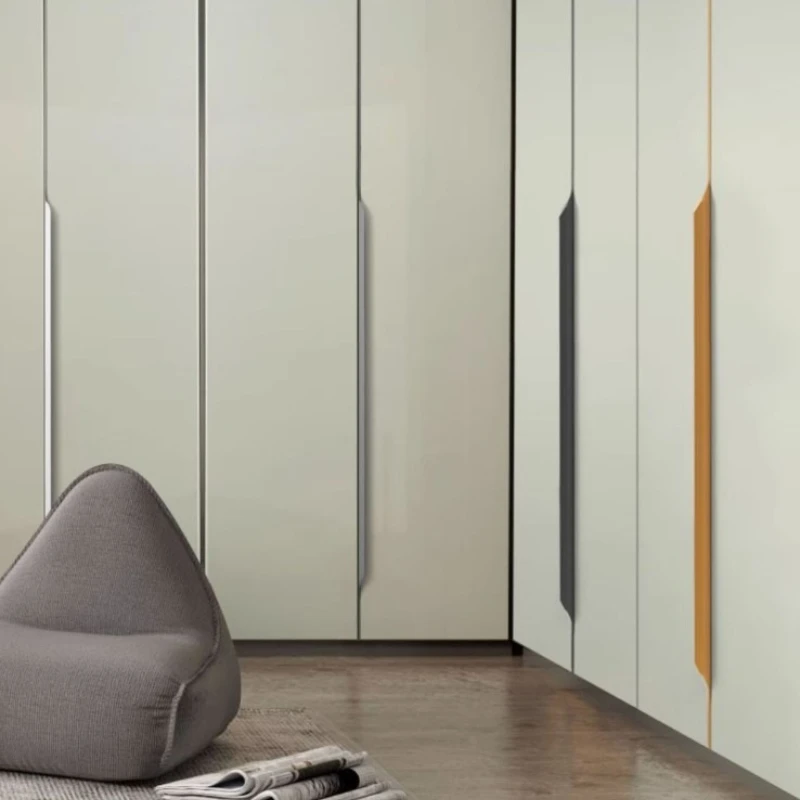 Verdeckter, unsichtbarer langer Griff aus Aluminiumlegierung für Möbel, Küchenschrank, schwarzer Schrank- und Kleiderschranktürgriff – Detail 10
