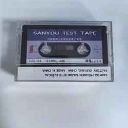 TEST TAPE SANYOU TCC-113 W&F/SPEED 3.15KHZ-4DB,SPEED & FLUTTER TAPE SPEED TEST WOW AND FLUTTER TEST