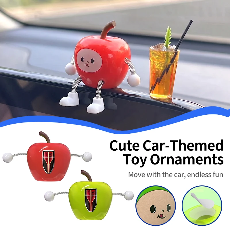 

Car Dashboard Ornament Gift Apple Model Decor Decorations Accessories For Hongqi EHS9 H5 H6 H7 H9 E-QM5 HS3 HS5 Model