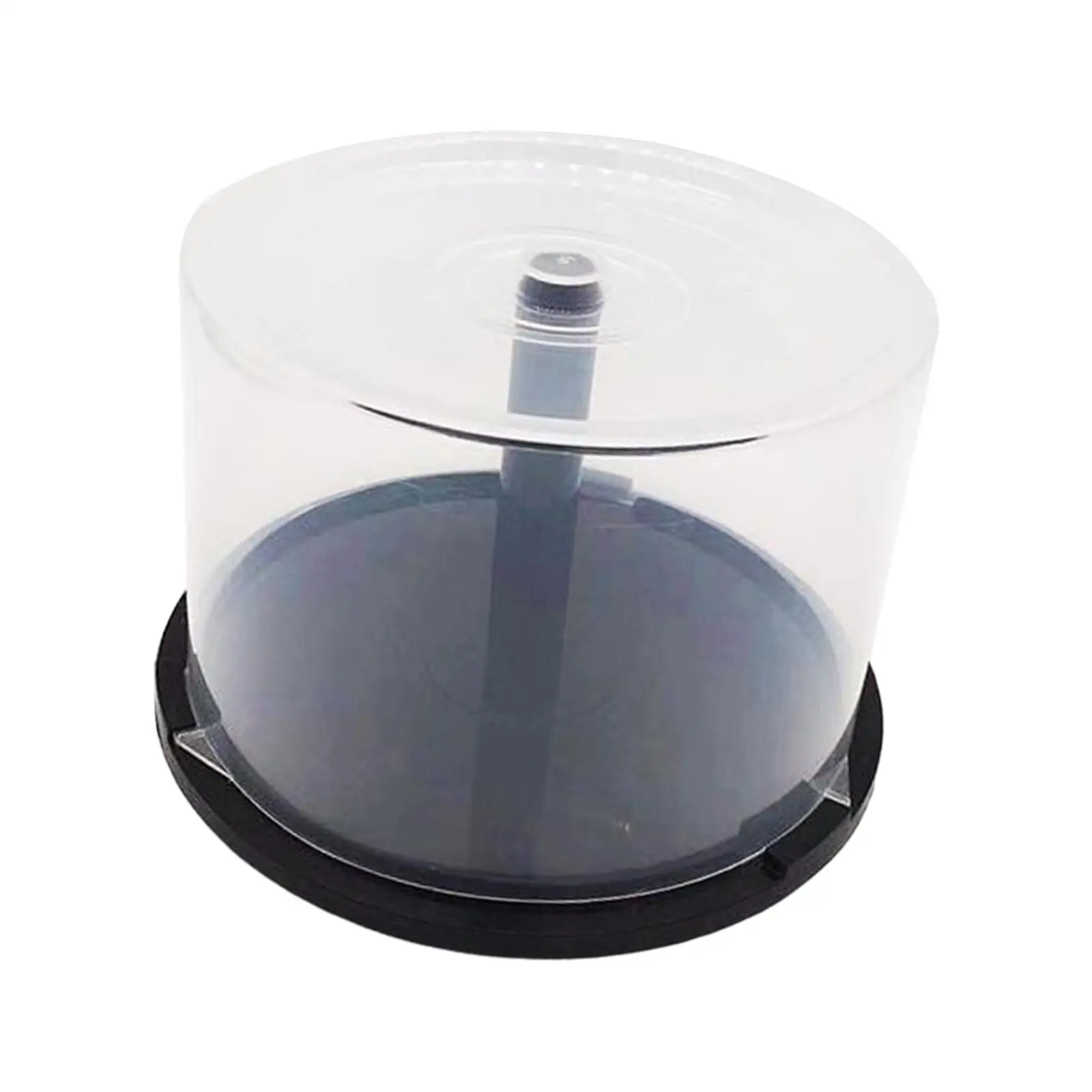 Empty CD Storage Rack Container CD Case Holder Clear Cover Accessories for Organization Dustproof 13.8x8.5cm 50 Disc Capacity