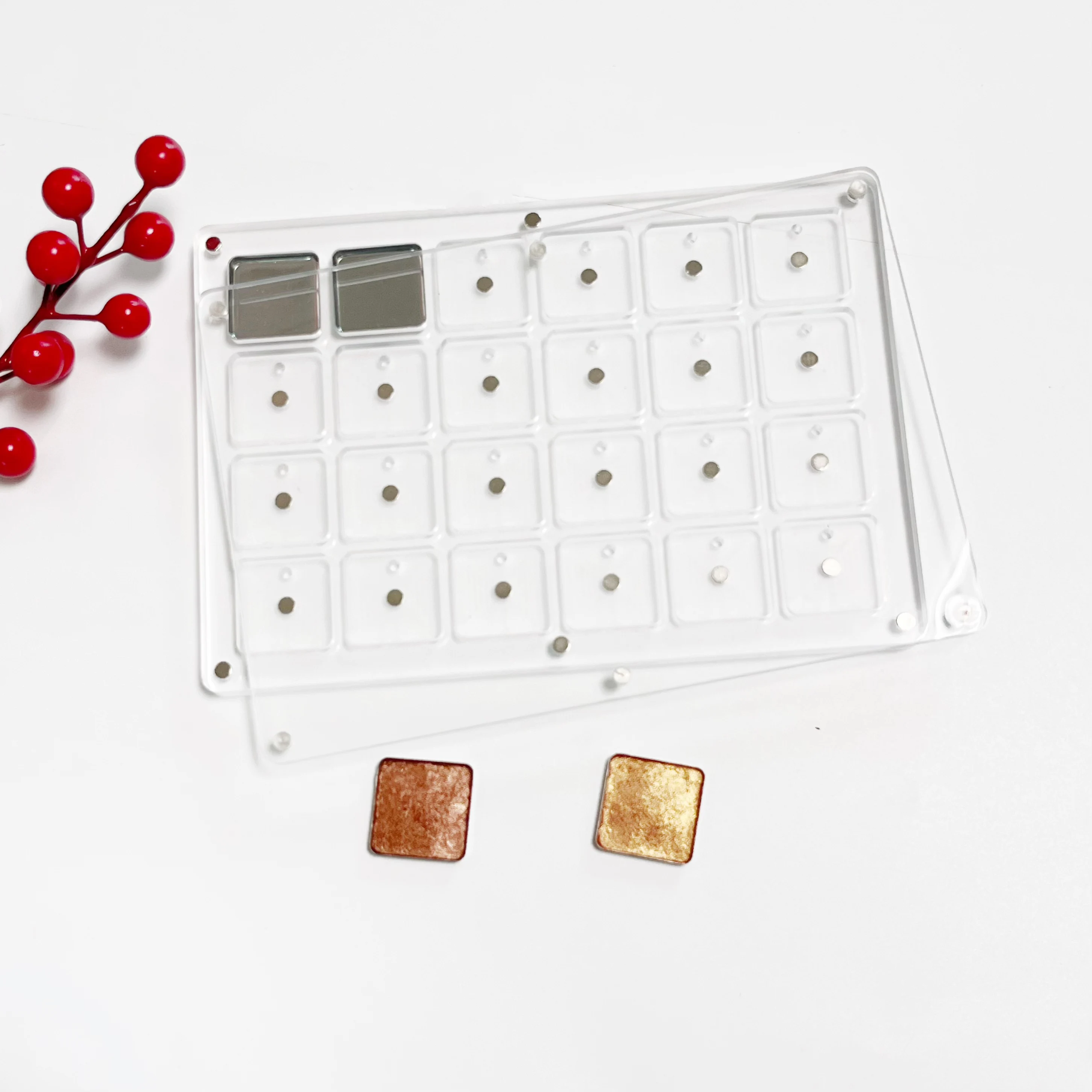 Clear Acrylic Empty Magnetic P - огляд і ціна Offset Spatula Set