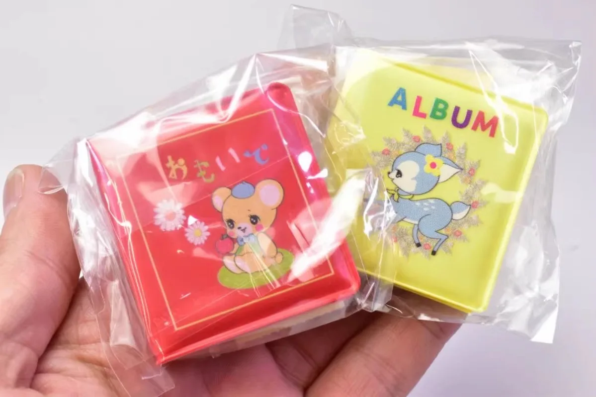 TOYS SPIRITS Original Kawaii Gashapon Figure Anime Showa Vintage Critters Photo Albums Cute Miniature Doll Decor Gift view 5