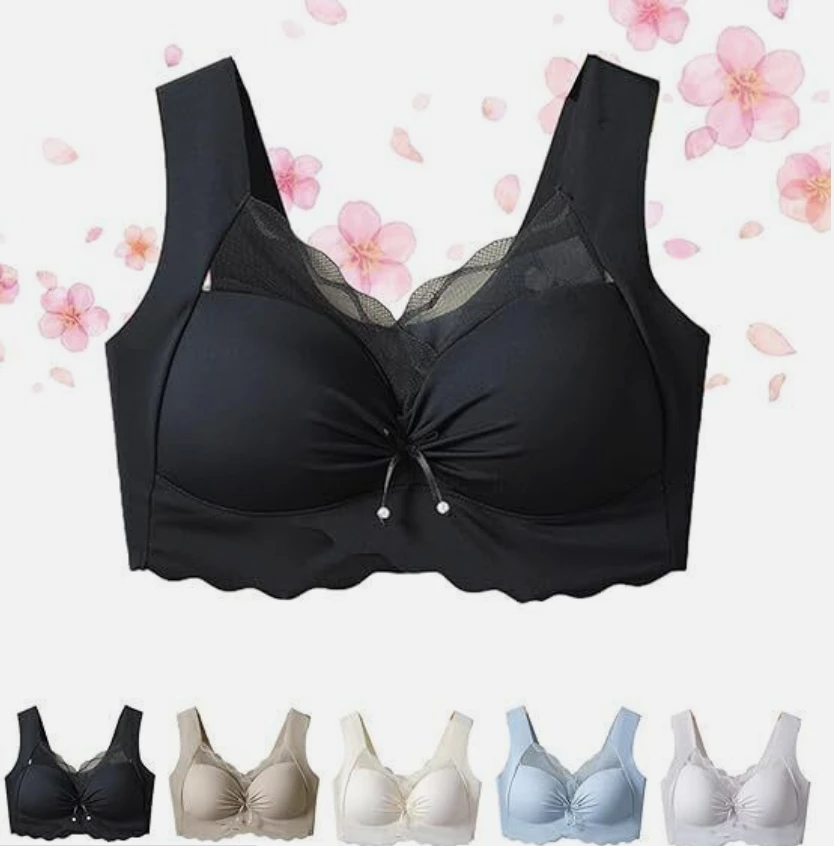 Women Sexy Bra Plus Size Seamless Lace Seamless U Back Women Bra Full Cup Brassiere Female Strapless Push Up Bra For Womens