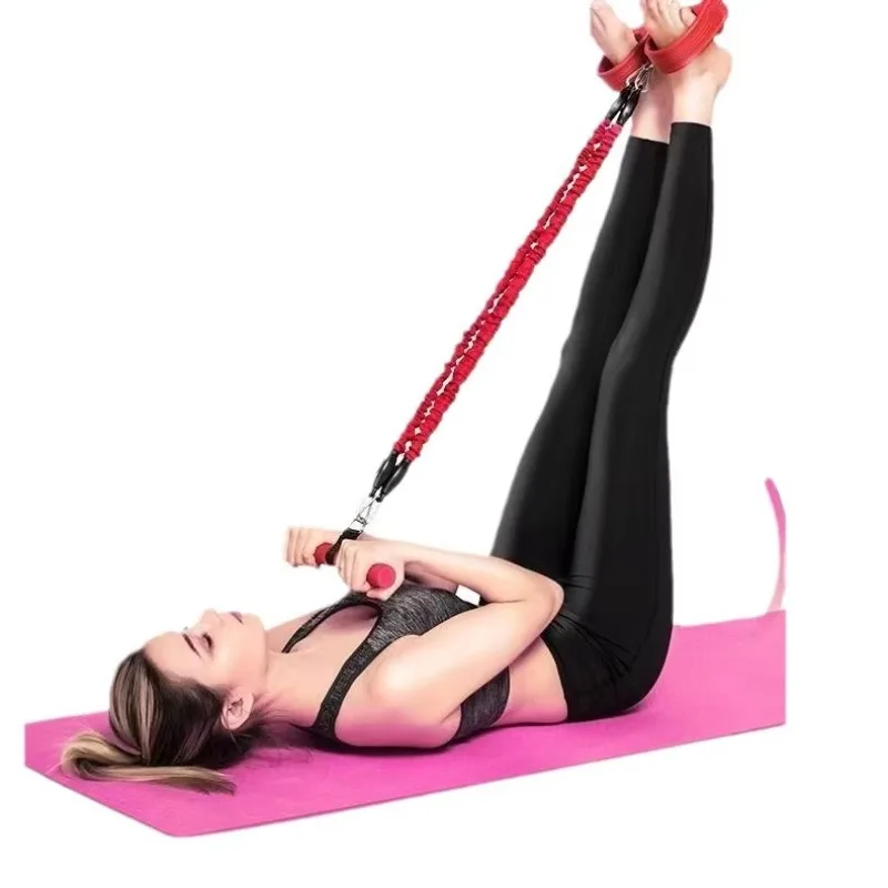 Sit-up Foot Pedal Resistance Band for Home Use Suitable for Exercise Weight Loss Slimming Reducing Belly Fat Slimming the Waist