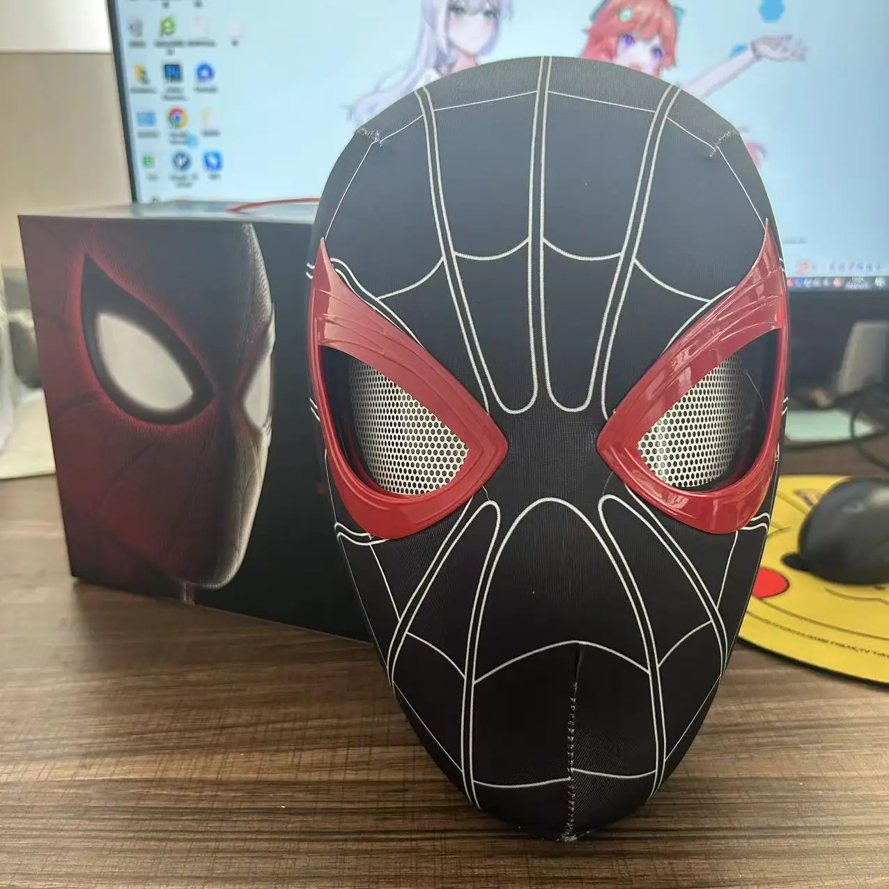 New Spider-man:no Way Home Spider Man Mask Luxury Helmet Moving Eyes Movable Mask Cosplay Decoration Gift Toys