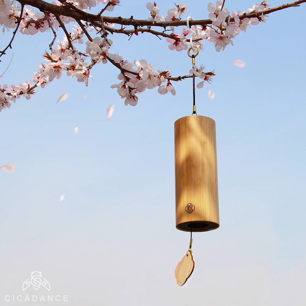 

Bamboo Wind Chimes Chord Outdoor Windchime Meditation Bell Garden Home Decor Sound Healing Relaxing Gift Box For Adults Kids