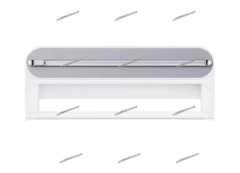 

2-in-1 Plastic Wrap Cutter Kitchen Paper Storage Rack