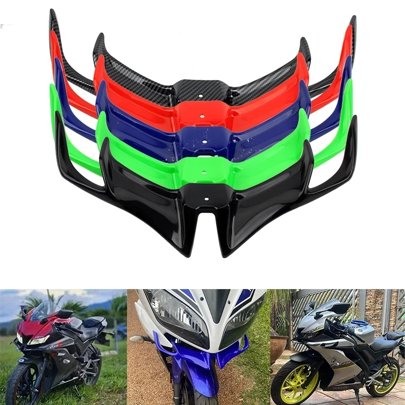 Motorcycle Front Fairing Winglet Wing Spoilers  Practical Aerodynamic Features For YAMAHA R15 V3 2017 2018 2019 2020 2021