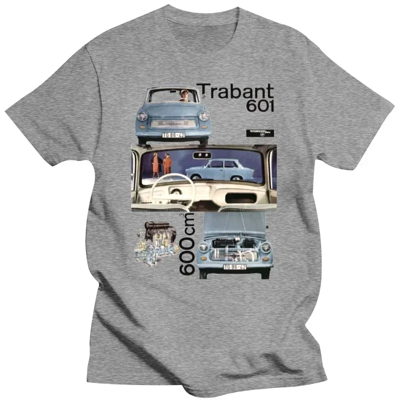 T-Shirt 2023 Fashion Men T-SHIRT MAGLIA GERMANIA EST COMUNISMO TRABANT AUTO VINTAGE DDR - S M L XL casual tee