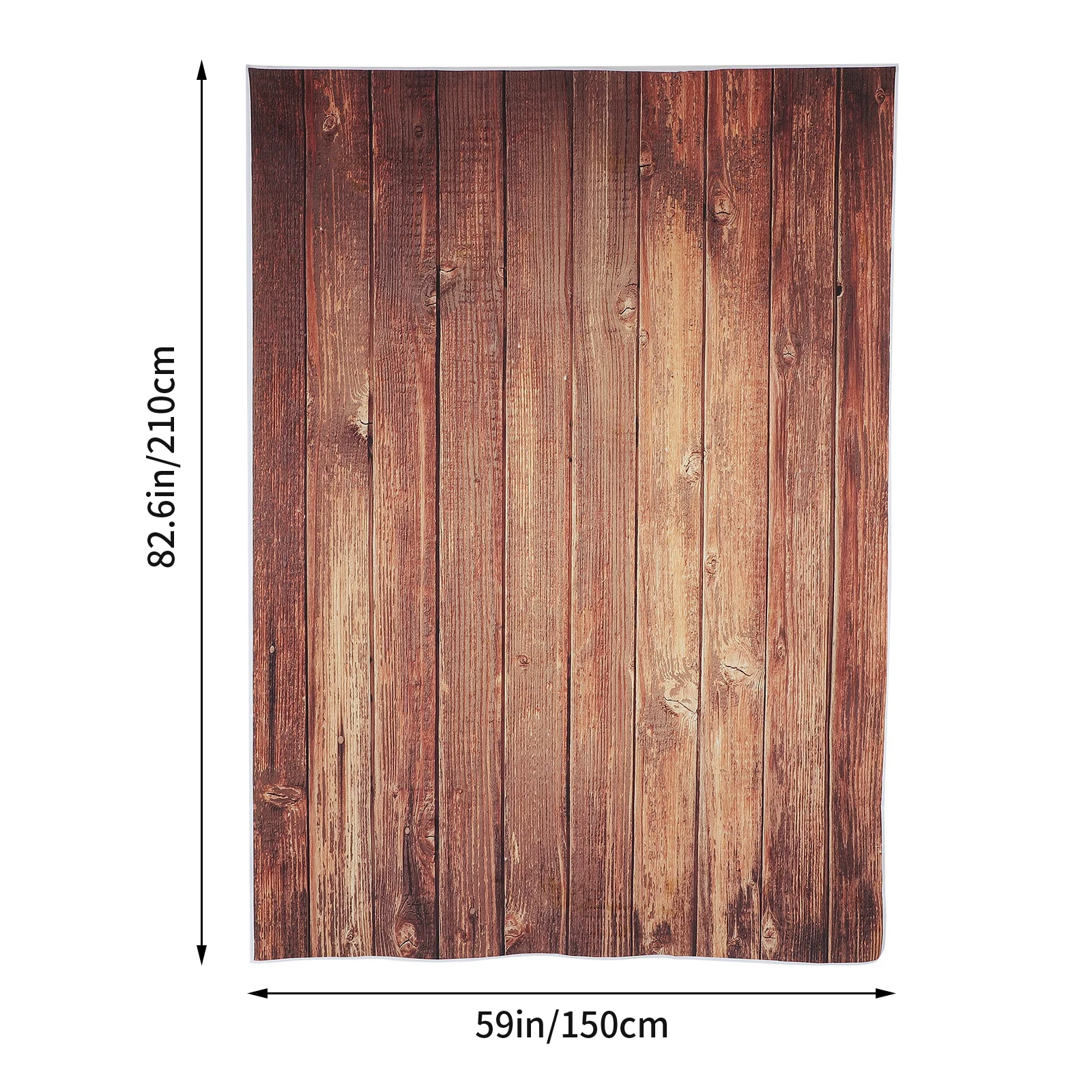 Fondo de fotografía de grano de madera tela de vinilo tablón rústico telón de fondo para fotografía decoración de fiesta escena Prop hogar boda
