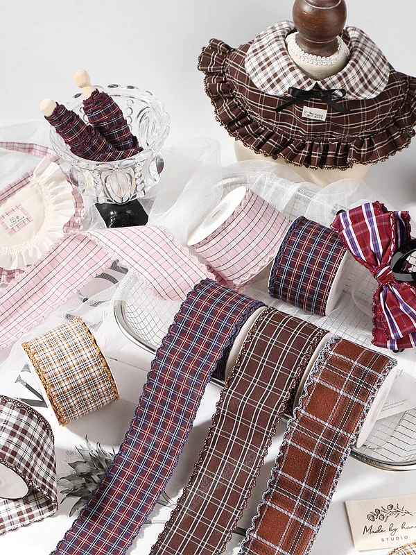 

0 Yards 00 Yards Floral Lace Cheered Weave Tape Knot Decorative Paaging DIY Hair Accory Bud Cheered...