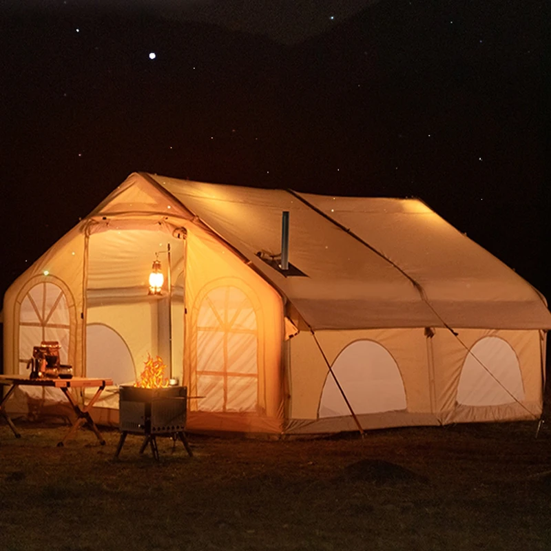 Factory Direct Sales Price Inflatable Clamping Tent Inflatable Winter Dome Tent