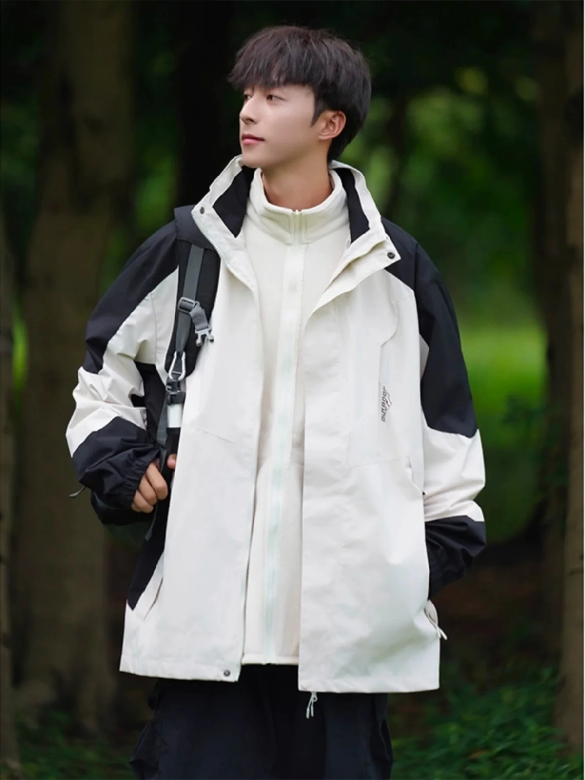 

Мужская демисезонная куртка-трансформер 3-в-1 с капюшоном для альпинизма, ветрозащитная, утепленная, повседневная, модная, для работы и активного отдыха